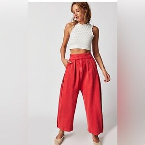 The Free People Cool Harbor Wide Leg Pant
